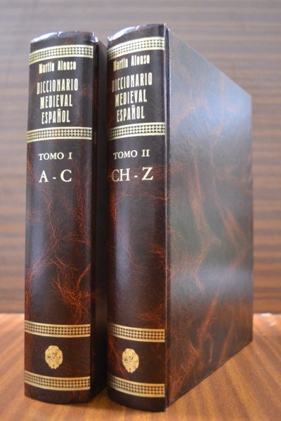 DICCIONARIO MEDIEVAL ESPAOL. Desde las Glosas Emilianenses y Silenses (s. X) hasta el siglo XV. 2 vols.
